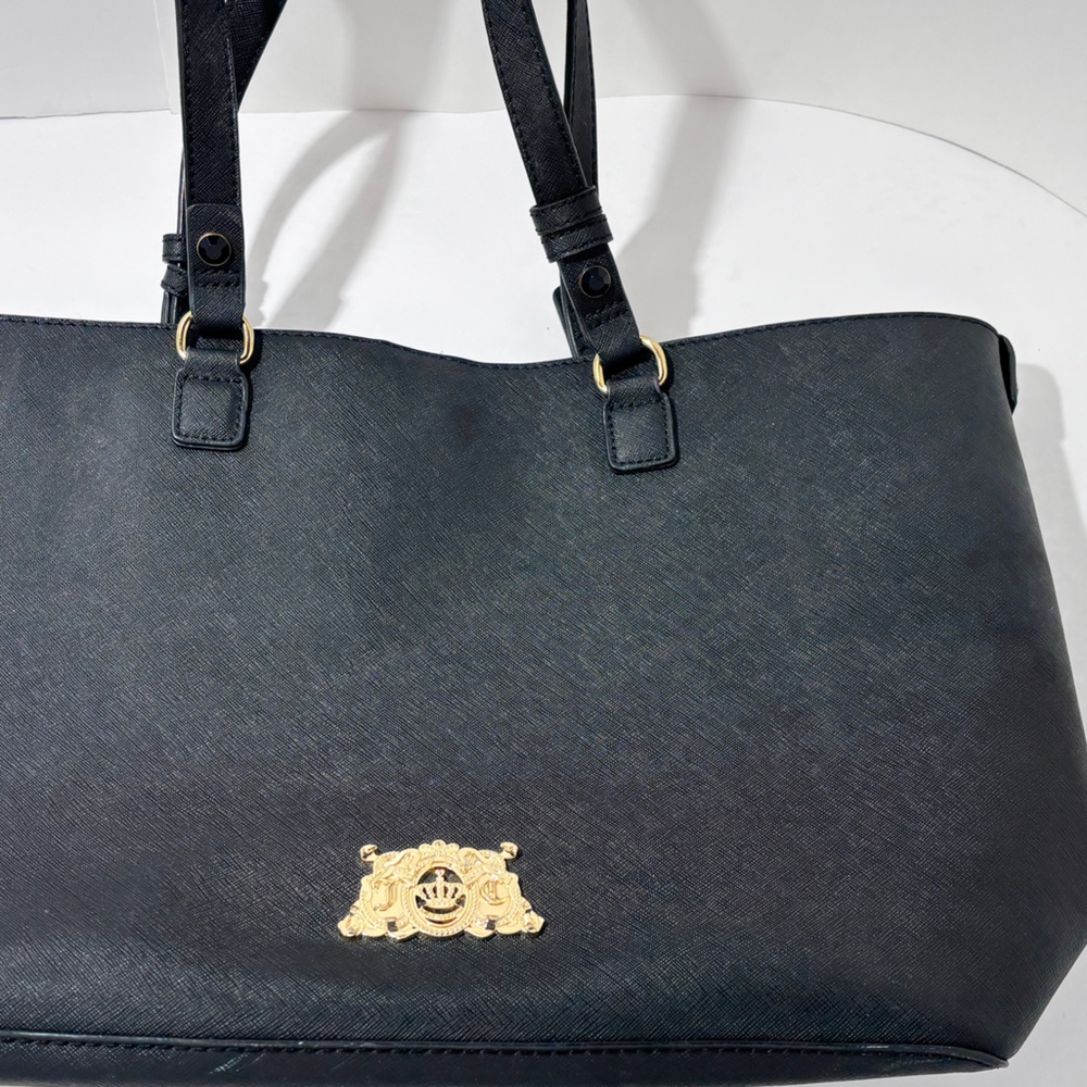 Juicy Couture Black and Gold Tote Bag